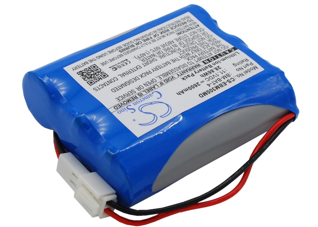 EBM300MD | Batería Compatible Bionet | Li-ion | 2600 mAh | 28.86Wh | 11.1V