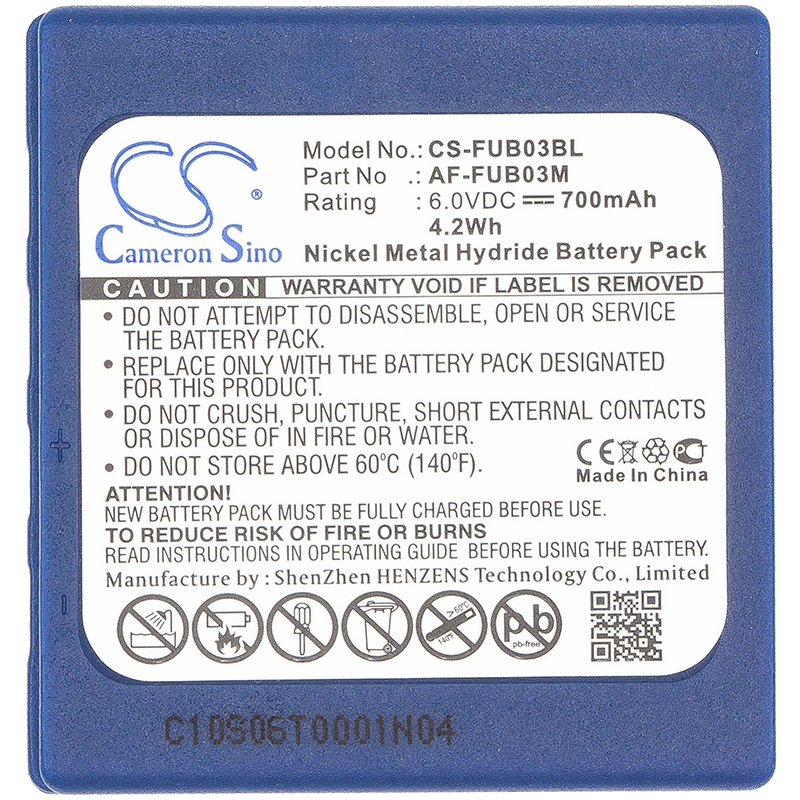 CS-FUB03BL | Batería Compatible | Hetronic | HBC | Abitron | Ni-MH | 7000 mAh | 4.40Wh