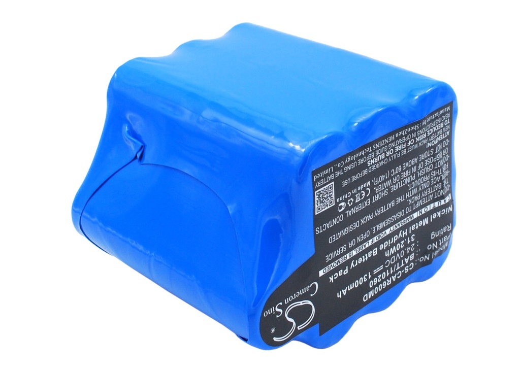 CAR600MD | Batería Compatible Cardioline | Ni-MH | 1300 mAh | 31.20Wh | 24.0V