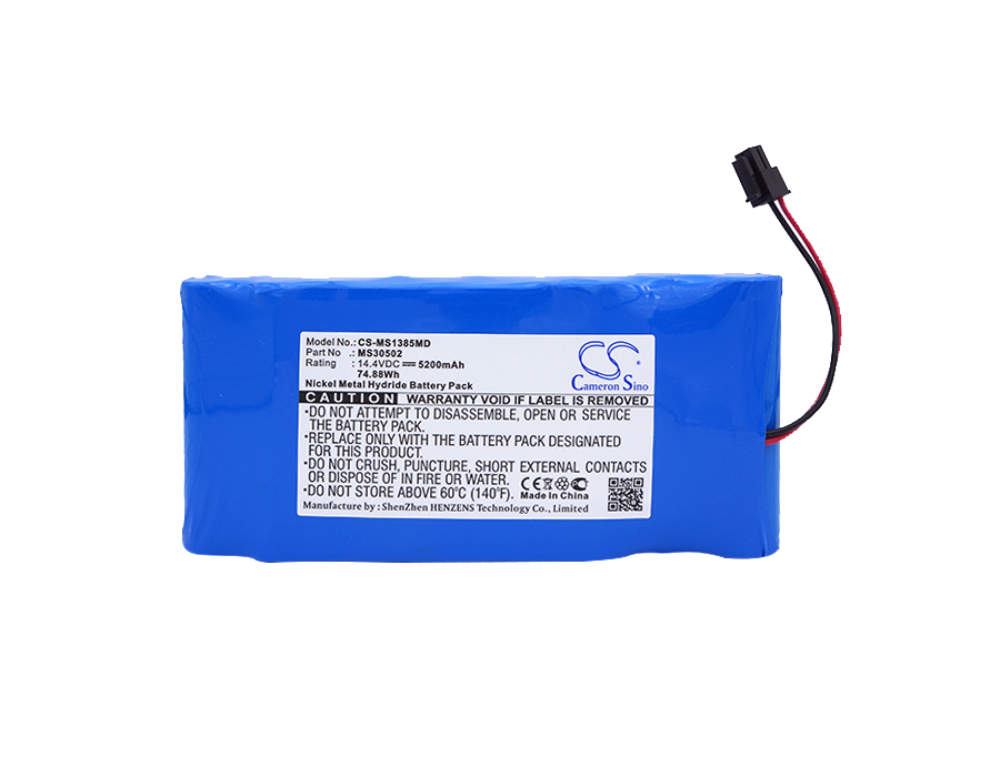 MS1385MD | Batería Compatible Drager | Li-ion | 5200 mAh | 74.88Wh | 14.4V