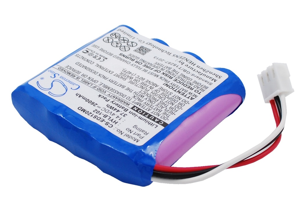 EDS120MD | Batería Compatible Edan | Li-ion | 2600 mAh | 37.44Wh | 14.4V