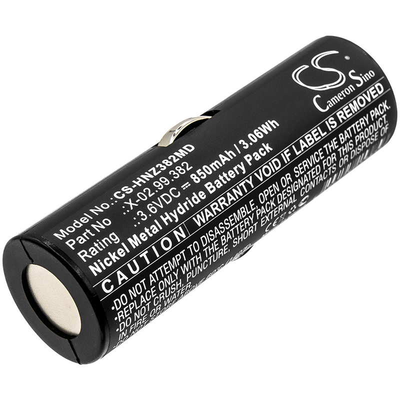 HNZ382MD | Batería Compatible Heine | Ni-MH | 850 mAh | 3.06Wh | 3.6V