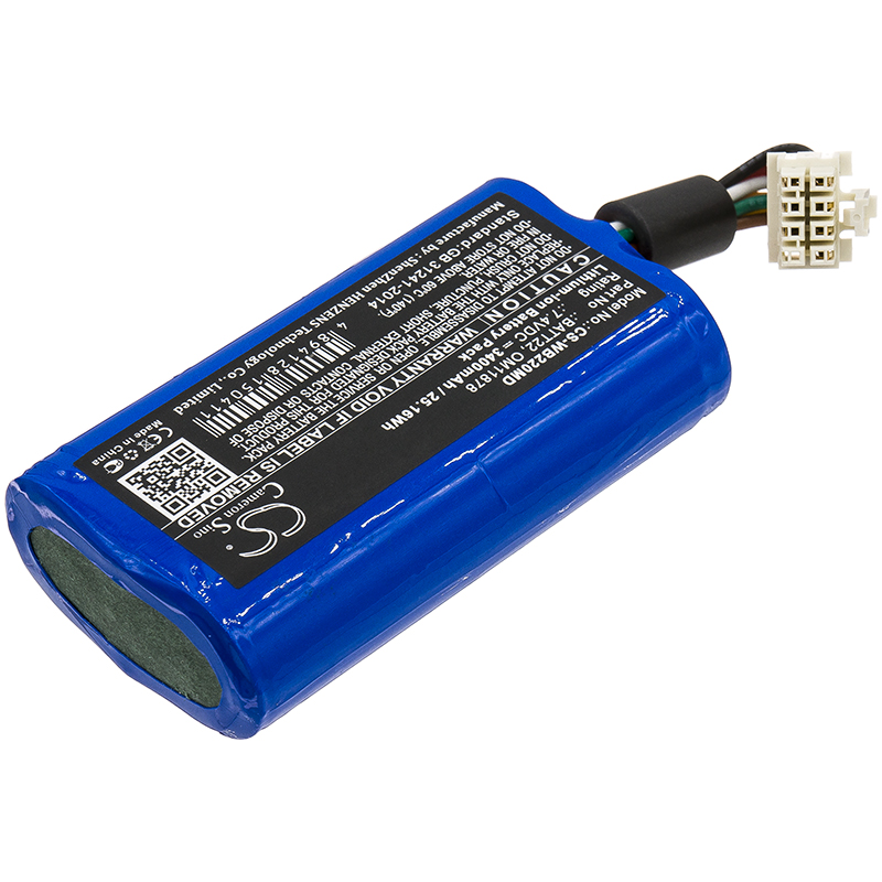 WB220MD | Batería Compatible Welch-Allyn | Li-ion | 3400 mAh | 25.16Wh | 7.4V