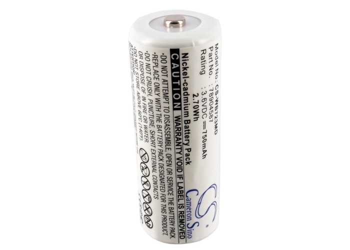 WB723MD | Batería Compatible Welch-Allyn | Ni-CD | 750 mAh | 2.70Wh | 3.6V