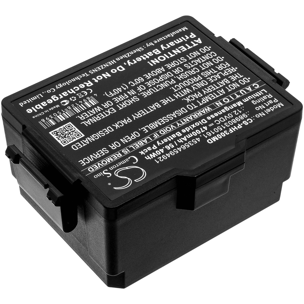 PHF300MD | Batería Compatible Philips | Li-MnO2 | 4700 mAh | 56.40Wh | 12.0V