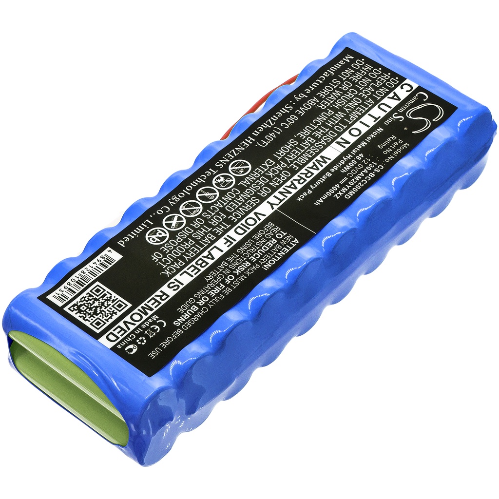 BCC200MD | Batería Compatible Bionet | Ni-MH | 4000 mAh | 48.00 Wh | 12.0V