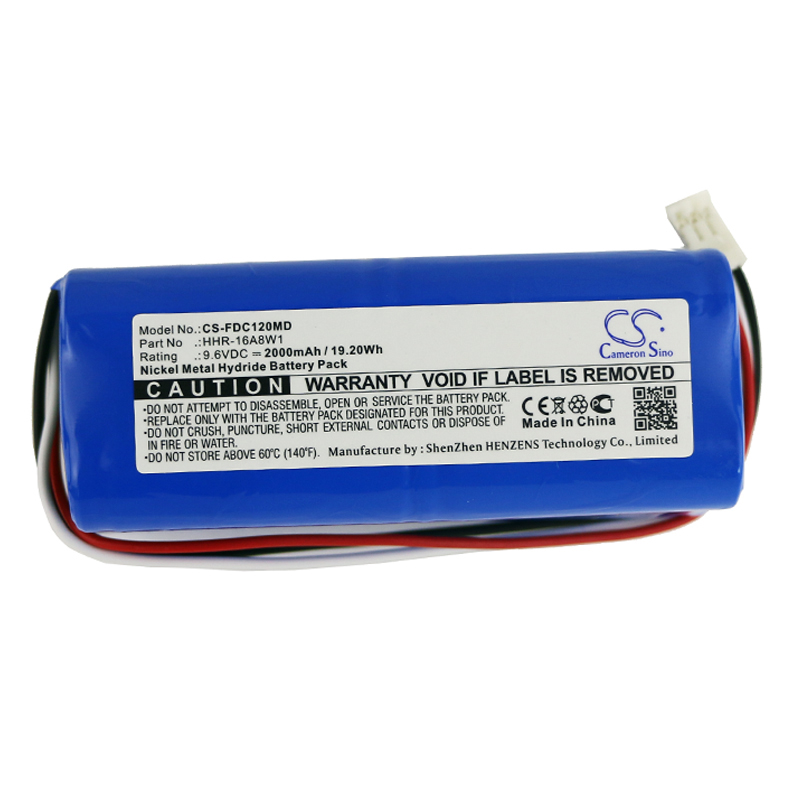 FDC120MD | Batería Compatible Fukuda | Ni-MH | 2000 mAh | 19.20 Wh | 9.6V