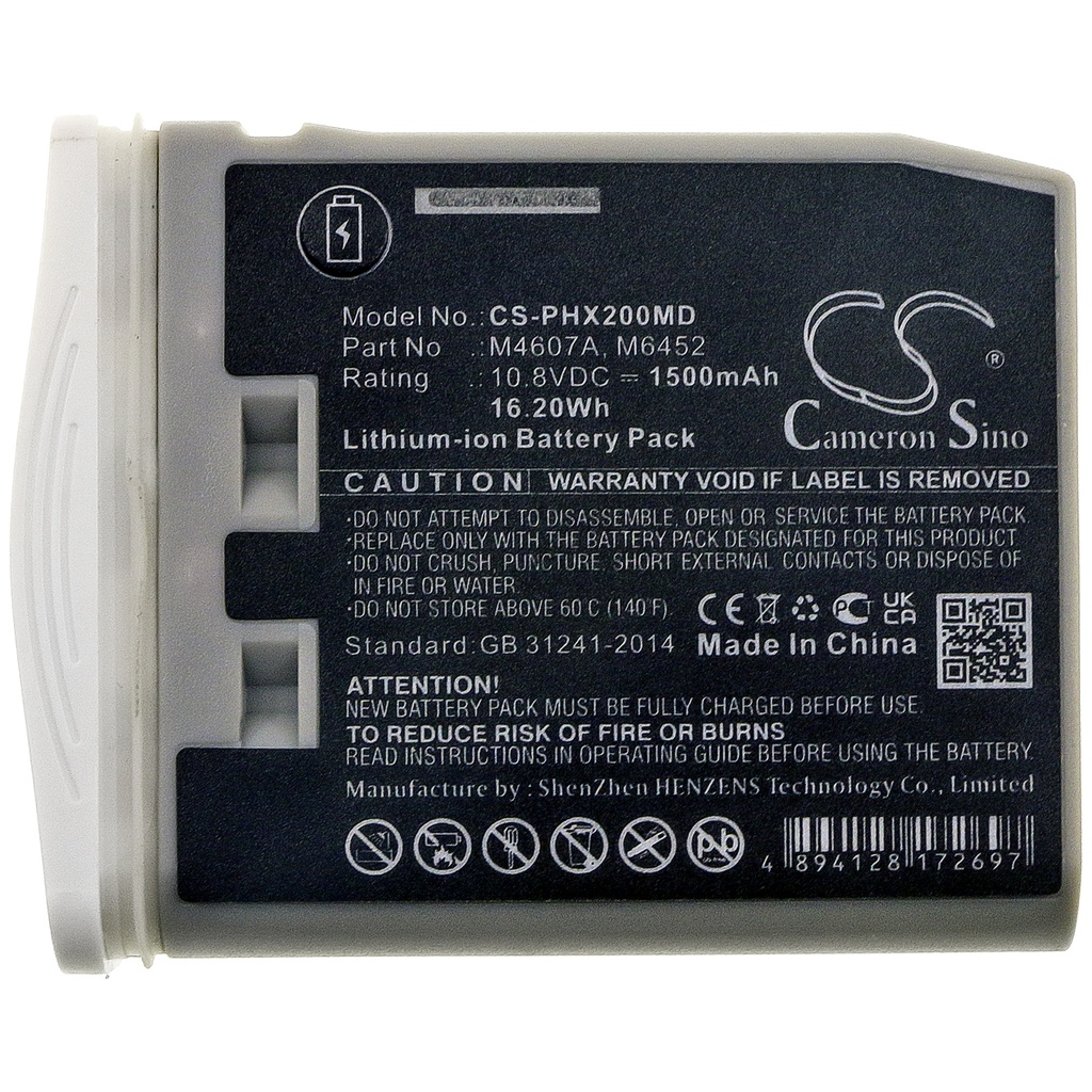 PHX200MD | Batería Compatible Philips (MP2)  | Li-ion | 1500 mAh | 16.20Wh | 10.8V