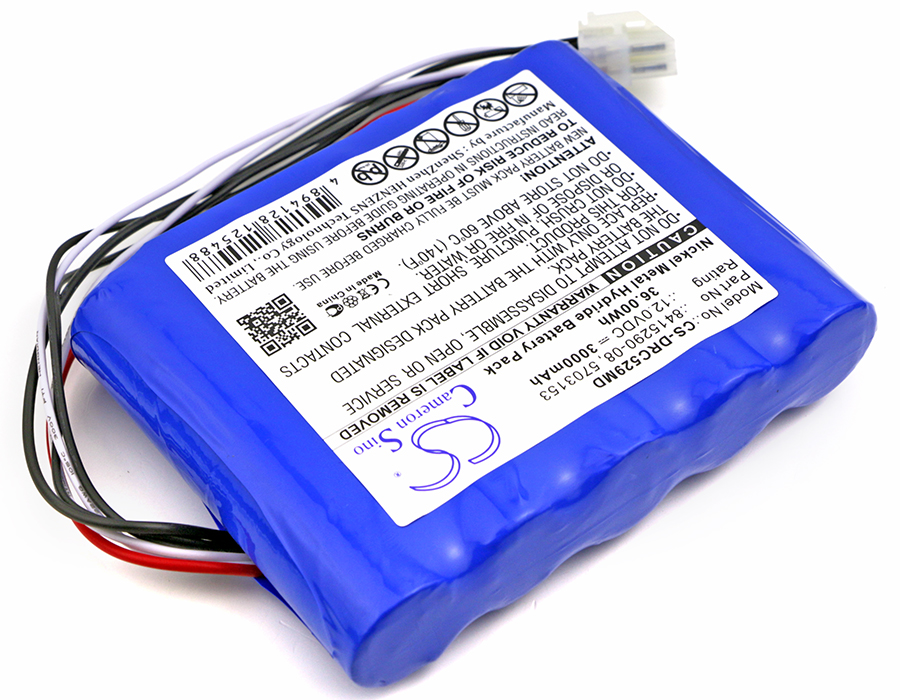 DRC529MD | Batería Compatible Drager | Ni-MH | 3000 mAh | 36.00Wh | 12.0V