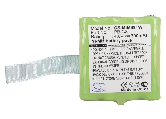Batería Compatible Walkie | Midland - Reer - Alan |  |  Ni-MH | 700 mAh | 3.36Wh | 4.8V (copia)