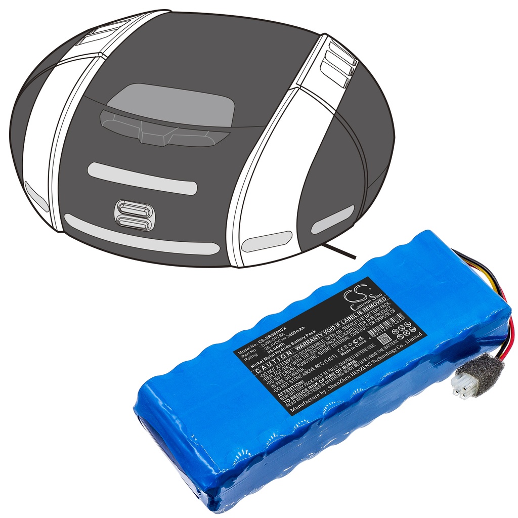 Batería Compatible SAMSUNG ROBOT ASPIRADOR |  Ni-MH | 3600mAh | 95.04Wh | 26.4V