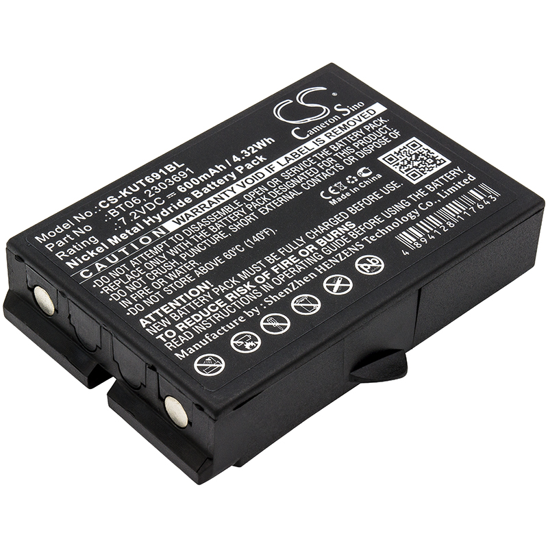 CS-KUT691BL | Batería Compatible IKUSI | Ni-MH | 600 mAh | 4.32Wh | 7.2V