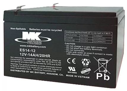 Batería MK Powered ES14-12 | 12V | 14Ah | AGM