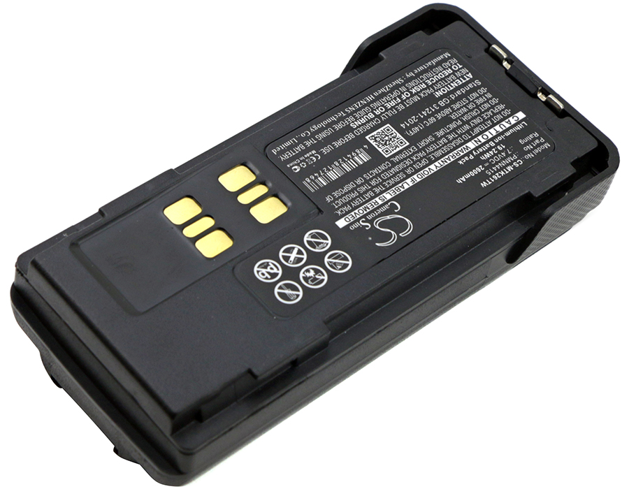 CS-MTK261TW | Batería Compatible Walkie | Motorola | Li-ion | 2600 mAh | 19.24Wh | 7.4V