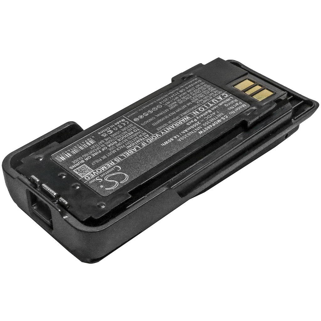 CS-MDP480TW | Batería Compatible Walkie | Motorola | Li-ion | 2000 mAh | 14.80Wh | 7.4V