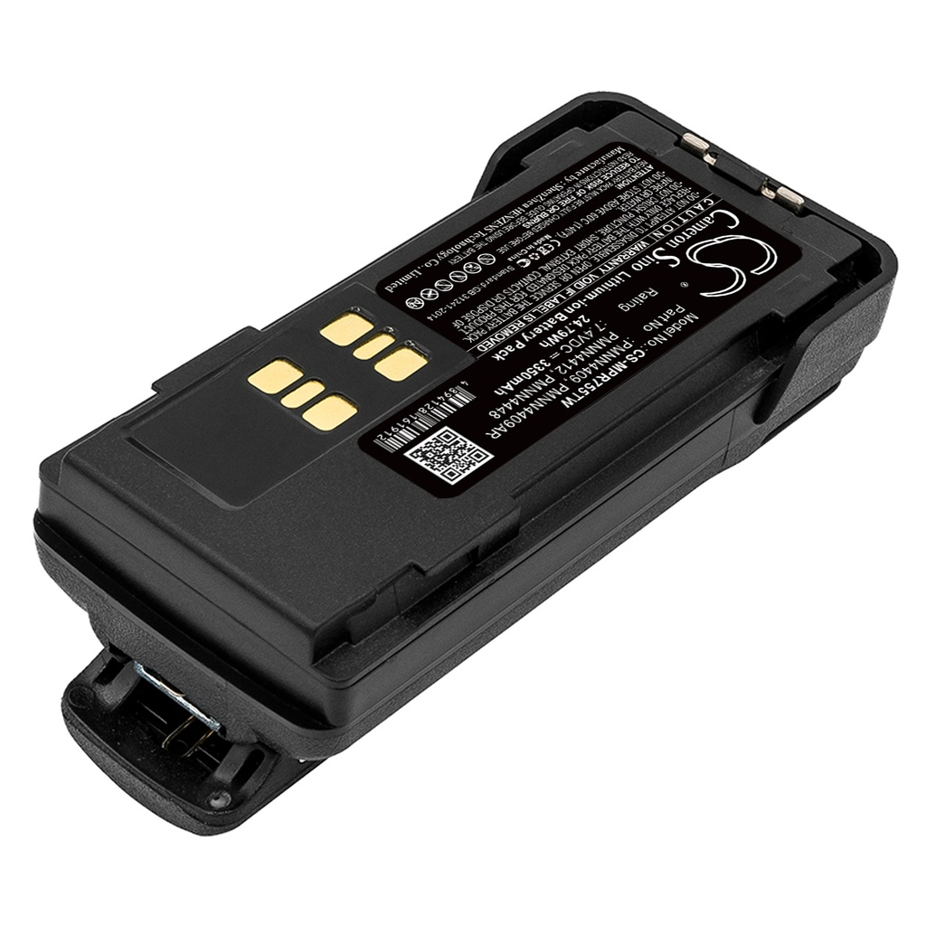 CS-MPR755TW | Batería Compatible Walkie | Motorola | Li-ion | 3350 mAh | 24.79Wh | 7.4V