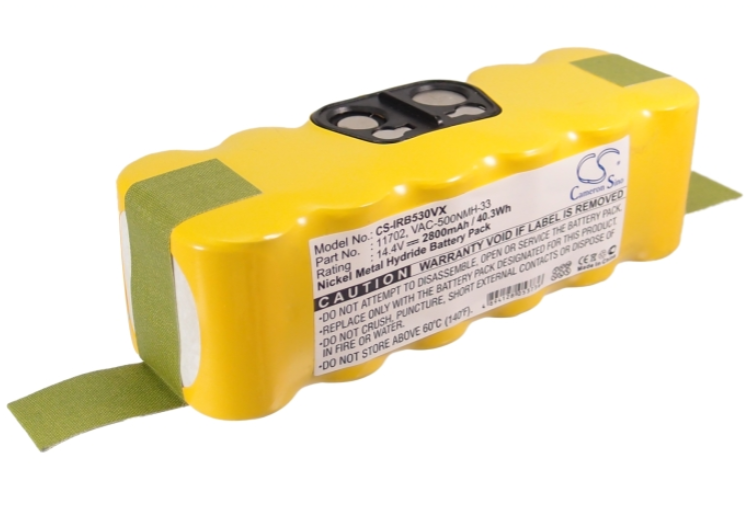 Compatible Battery | iRobot and others |  Ni-MH | 2800mAh | 40.32Wh | 14.4V