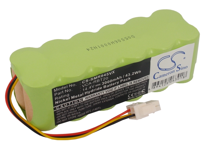 Compatible Battery SAMSUNG Navibot y TOSHIBA Smarbo |  Ni-MH | 3000mAh | 43.20Wh | 14.4V