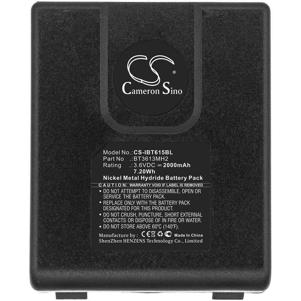 CS-IBT615BL | Compatible Battery | ITOWA | Ni-MH | 2000mAh | 7.20Wh | 3.6V