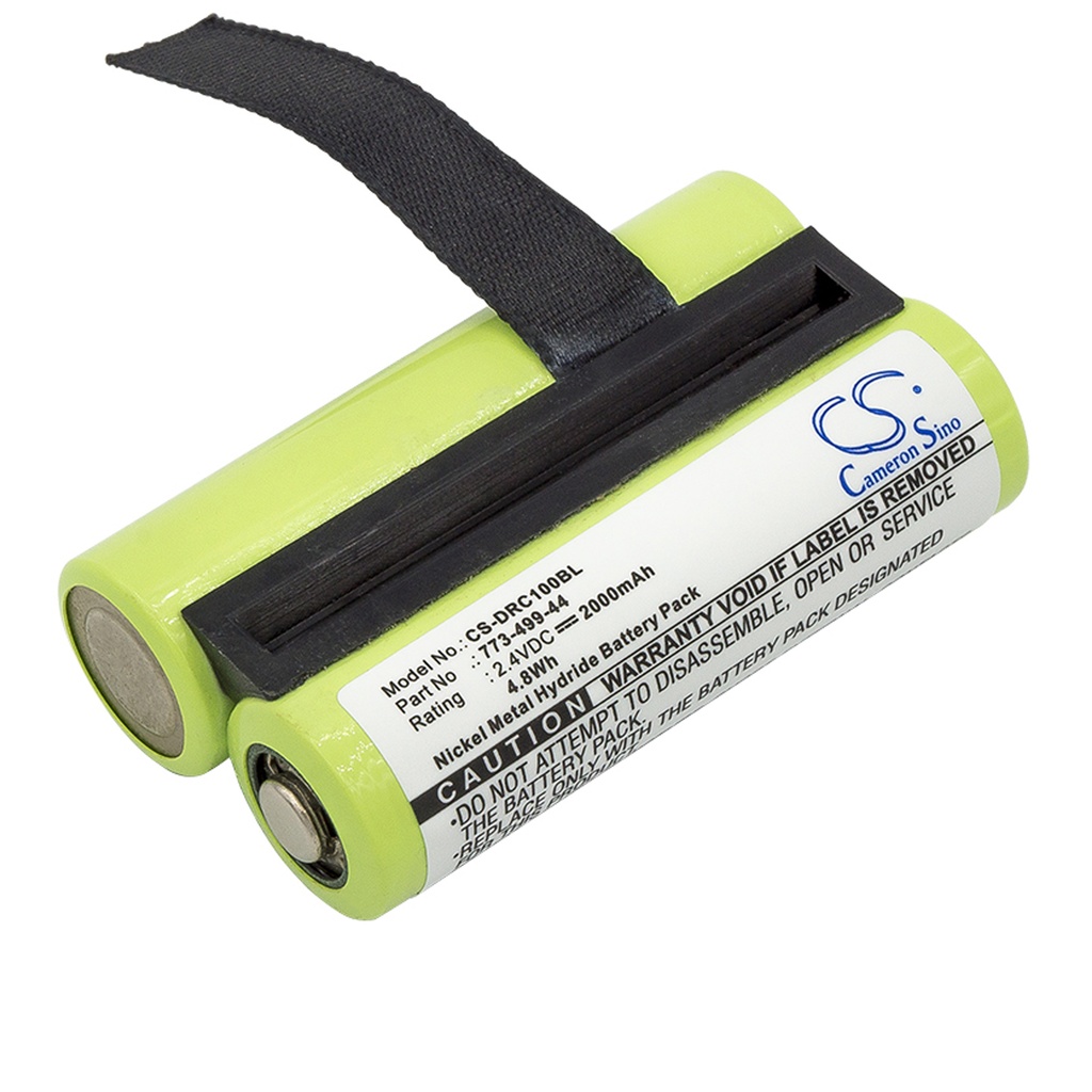 CS-DRC100BL | Compatible Battery | Damag | Ni-MH | 2000 mAh | 4.80Wh | 2.4V