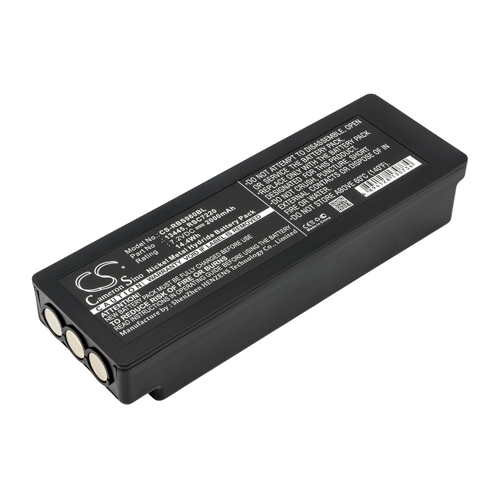 CS-RBS960BL | Scanreco Compatible Battery | Palfinger | Ni-MH | 2000 mAh | 14.40Wh | 7.2V