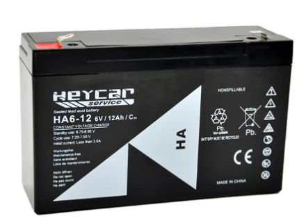 HA-6-1.2 HEY | HEYCAR | AGM | 6V | 1.2Ah Battery