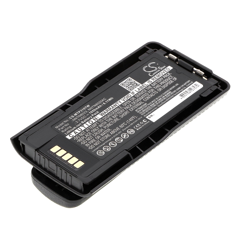 MTP310TW | Batería Compatible Walkie | Motorola | Li-ion | 1650 mAh | 6.11 Wh | 3.7V