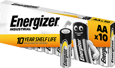 AA Alkaline Battery 1.5V | Energizer Industrial | Pack of 10 pcs