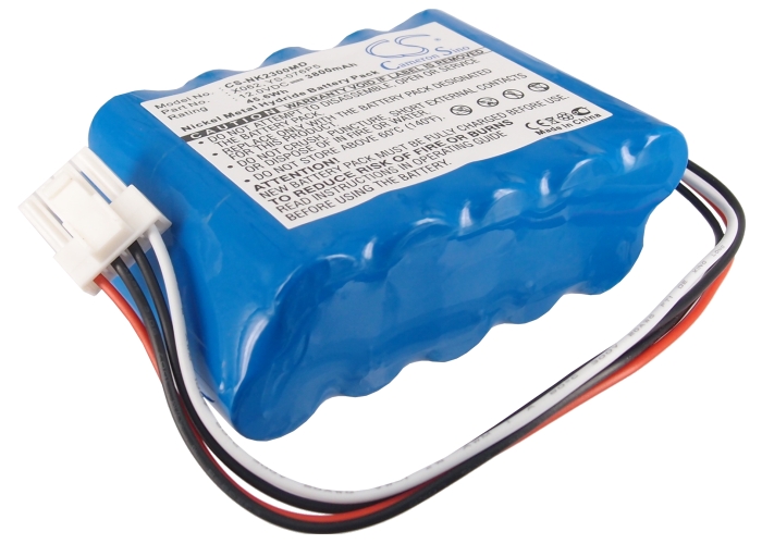 NK2300MD | Batería Compatible Nihon Kohden | Ni-MH | 3800 mAh | 45.60Wh | 12.0V