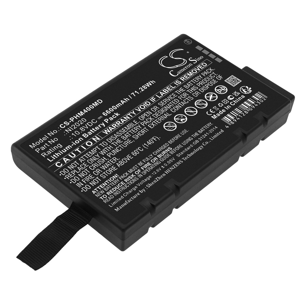 PHM400MD | Batería Compatible Philips | Li-ion | 6600 mAh | 71.28Wh | 10.8V