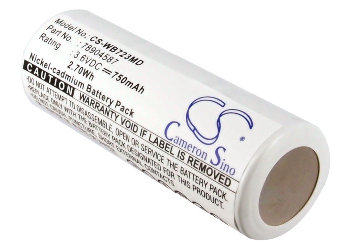 WB723MD | Batería Compatible Welch-Allyn | Ni-CD | 750 mAh | 2.70 Wh | 3.6V