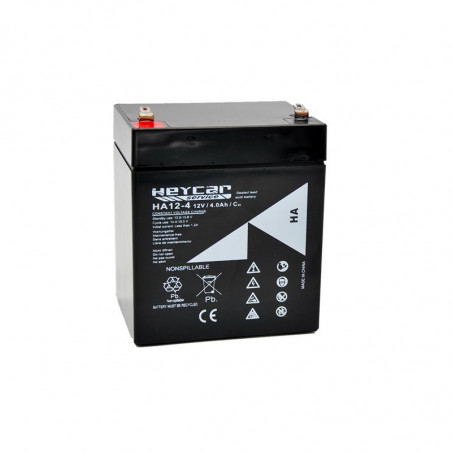 HA12-4 HEY | HEYCAR Battery | AGM | 12V | 4Ah