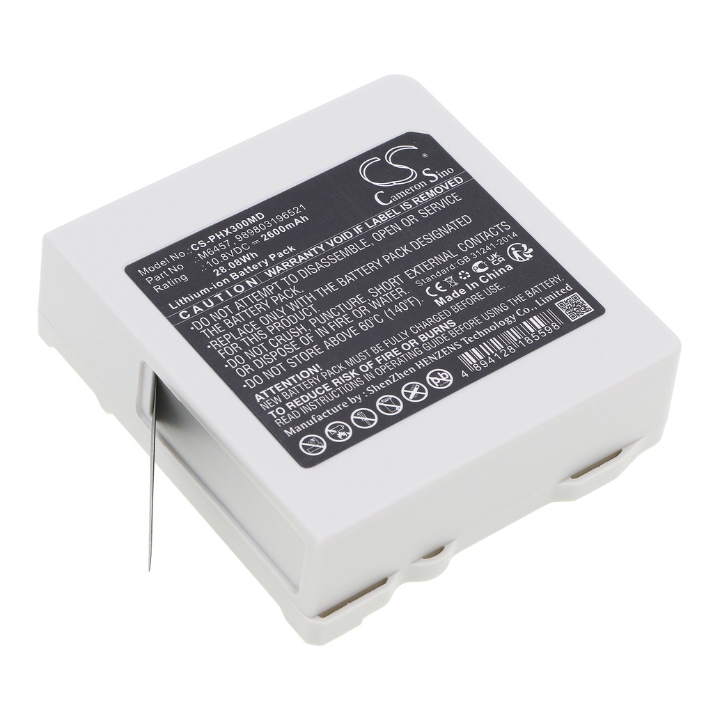 PHX300MD | Batería Compatible Philips | Li-ion | 2600 mAh | 28.08Wh | 10.8V