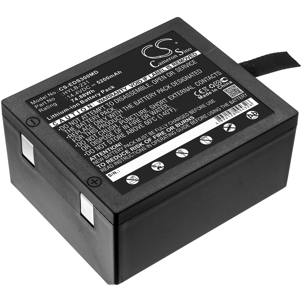 EDS300MD | Batería Compatible Edan | Li-ion | 5200 mAh | 74.88 Wh | 14.4V