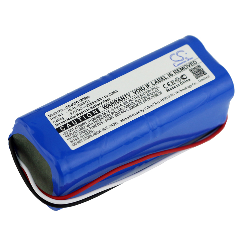 FDC120MD | Batería Compatible Fukuda | Ni-MH | 2000 mAh | 19.20 Wh | 9.6V