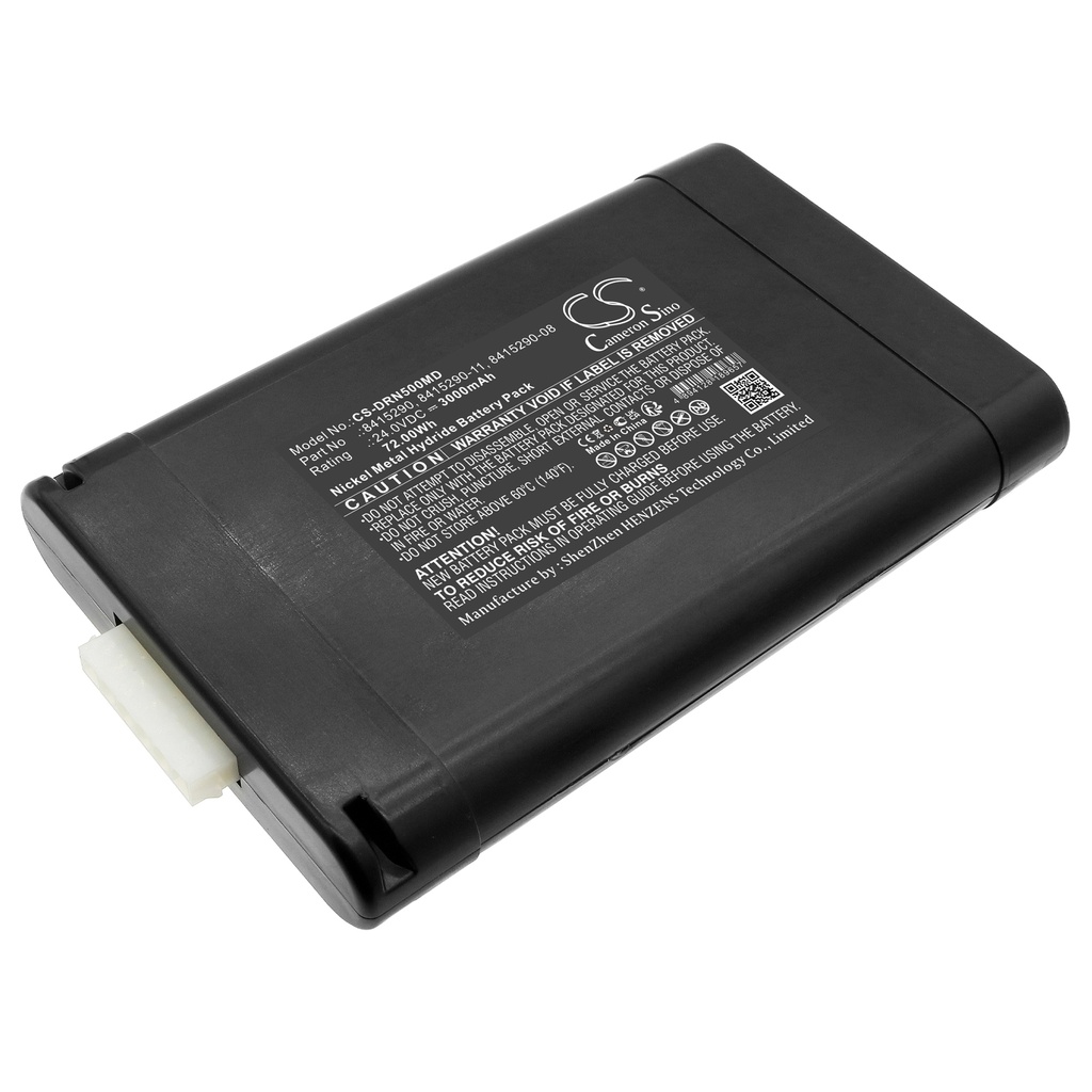 DRN500MD | Batería Compatible Drager | Ni-MH | 3000 mAh | 72.00 Wh | 24.0V