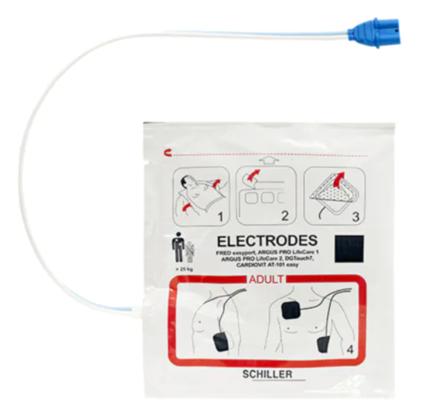 Schiller Fred Easyport electrodes adult