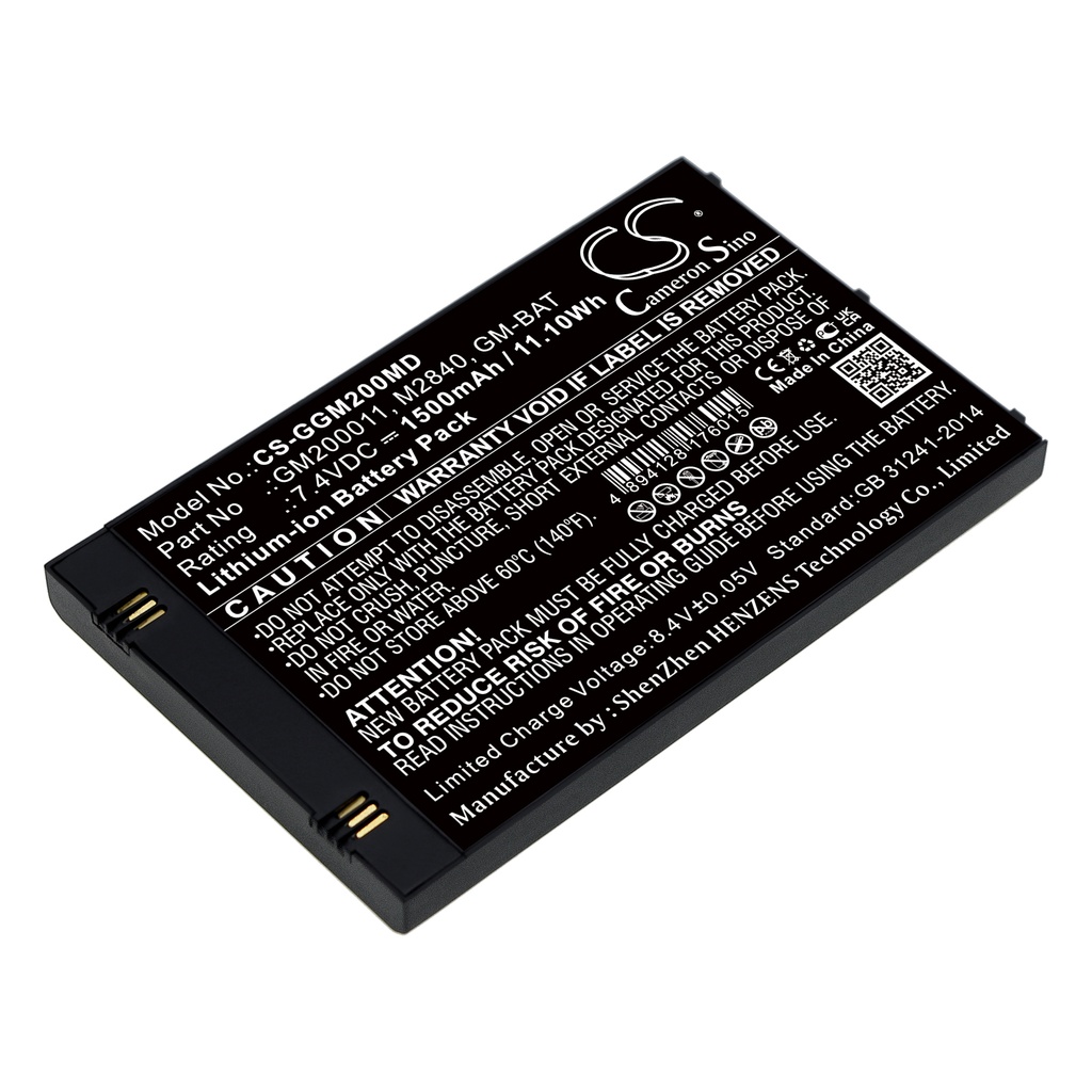 GGM200MD | Batería Compatible GE | Li-ion | 1500 mAh | 11.10 Wh | 7.4V