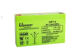 [UP7-6] UP7-6 | Batería U-power | 6V | 7Ah | AGM