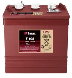 [TRJ-T-105] Batería Trojan T-105 | 6V | 433Ah | Plomo ácido