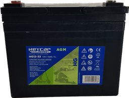 [HG12-33 EV] HG-12-33 EV | HEYCAR | AGM | 12V | 33Ah Battery