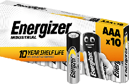 [AAA EN92 10] Pila Alcalina AAA LR03 | 1.5V | Energizer Industrial | Pack de 10 unidad