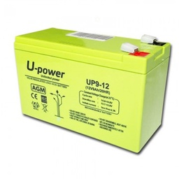 [UP9-12] UP9-12 | Batería U-power | 12V | 9Ah | AGM